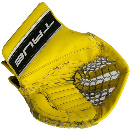 Photo of Game-Used 2026 Stadium Series TRUE Goalie Glove - Jeremy Swayman