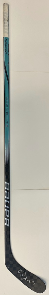 #10 Matty Beniers Game Used Stick - Autographed - SEATTLE KRAKEN