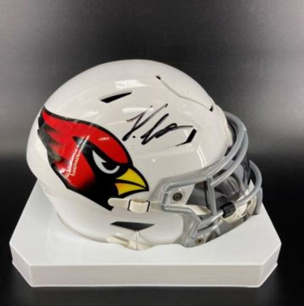 NFL - Cardinals Jeremiyah Love Signed Mid-Size Speed Flex Helmet