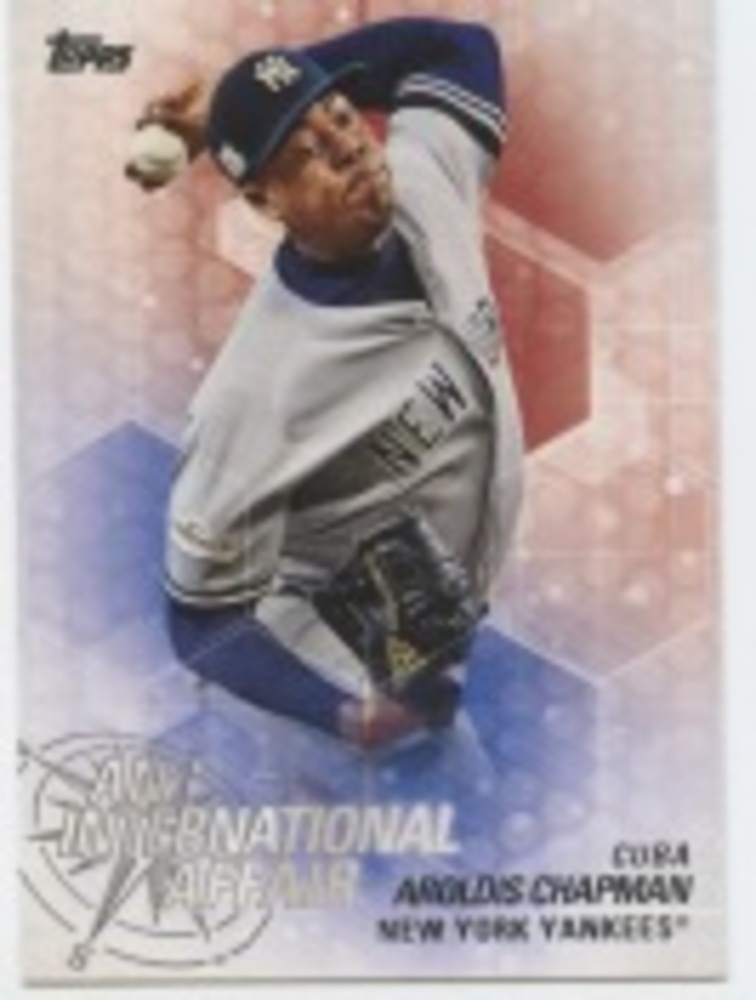 2018 Topps Update An International Affair #IA9 Aroldis Chapman