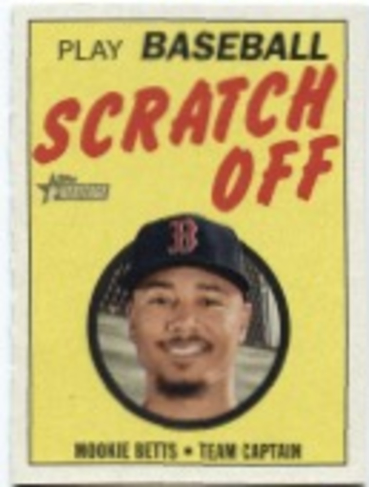 2019 Topps Heritage '70 Topps Scratch Offs #23 Mookie Betts