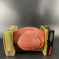 Panthers - Shaq Thompson Signed Authentic Football