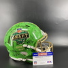 Legends - Multi Sign Authentic 2025 Draft Helmet Signed By Over 25 Players Including Shaun Alexander, Jonathan Taylor, Lee Evans, James White, Travis Frederick, Terrion Arnold, Melvin Gordon, and Keith Bulock