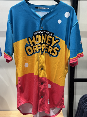 Game Issued Jacksonville Honey Drippers Jersey