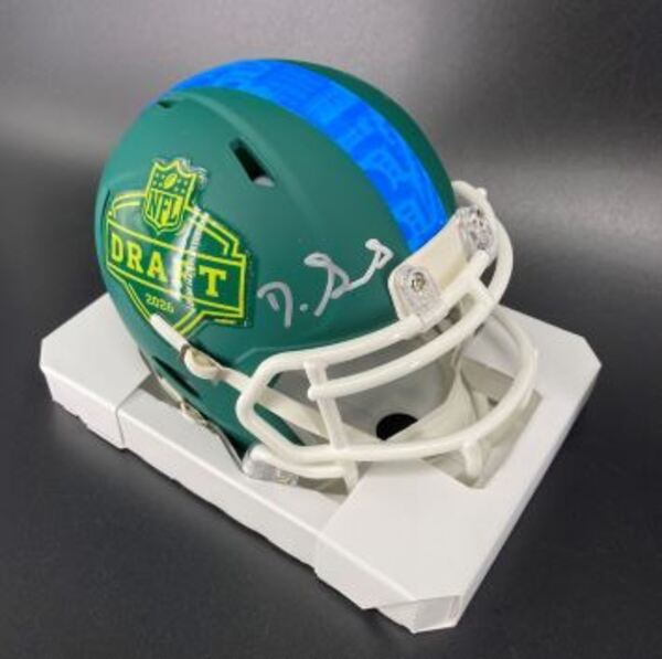 NFL - 49ers De'Zhaun Stribling Signed '26 Draft Speed Mini Helmet