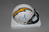 CHARGERS - TYRELL WILLIAMS SIGNED CHARGERS MINI HELMET