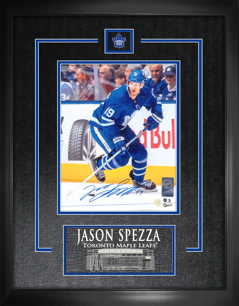 Jason Spezza Toronto Maple Leafs Signed Framed 8x10 Skating Photo