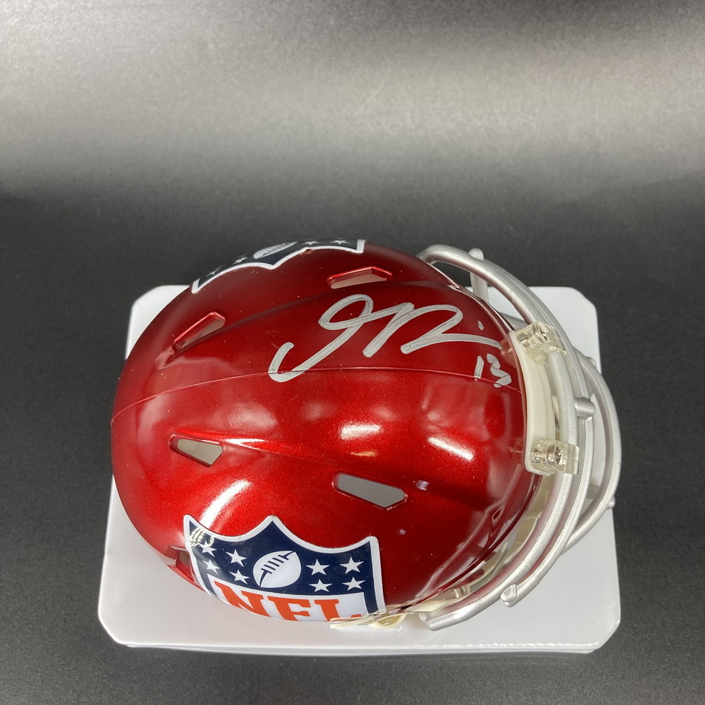Bills Gabriel Davis signed NFL Flash MiniHelmet The official auction site of the National