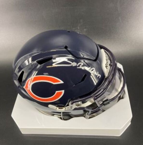NFL - Bears Zavion Thomas Signed Mid-Size Speed Flex Helmet