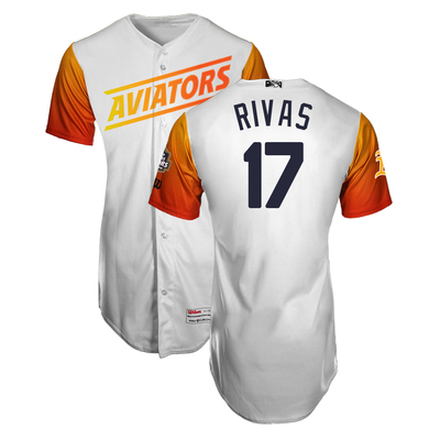 Alfonso Rivas #17 Las Vegas Aviators 2019 Home Jersey | MiLB Auctions