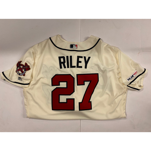 Austin Riley 2019 Team Issued Ivory Jersey