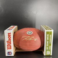 Jets - Braxton Berrios Signed Authentic Football With Jets Logo