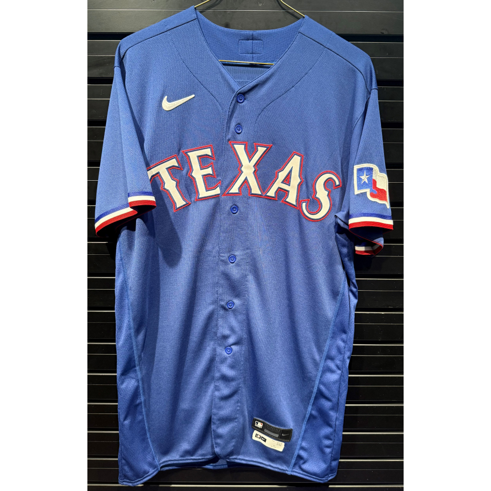 Jacob deGrom #48 Texas Rangers Team-Issued 2023 Blue Alternate