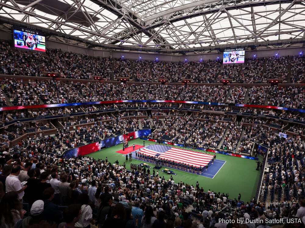 Tennis Pro-Clinic Entry at Arthur Ashe Stadium