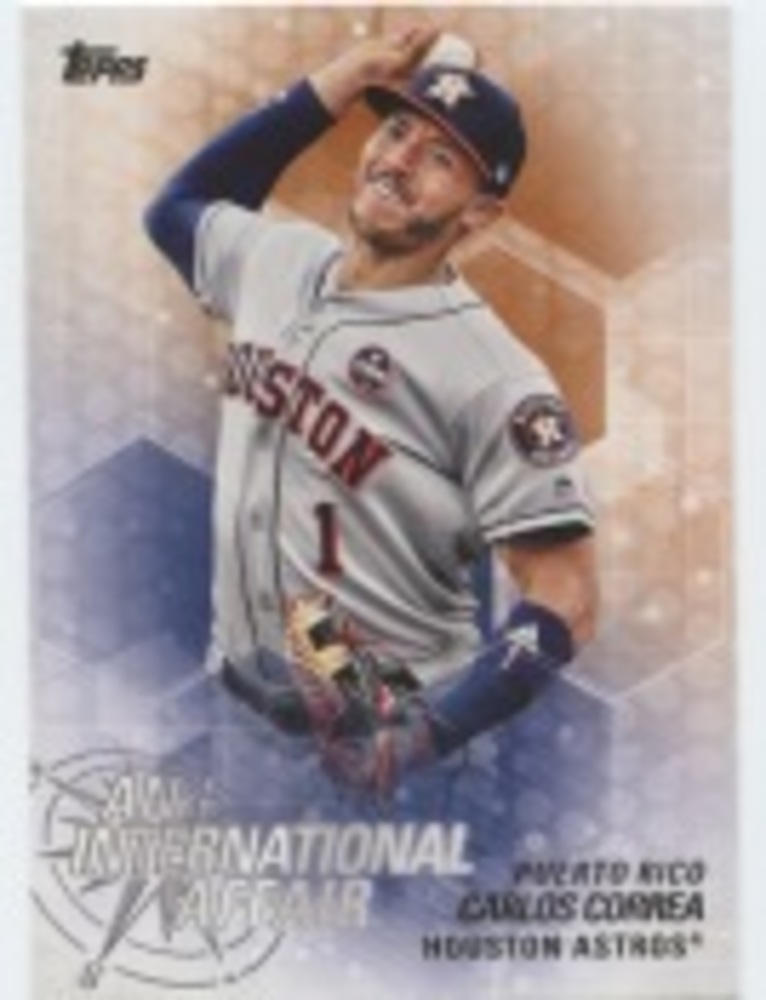 2018 Topps Update An International Affair #IA32 Carlos Correa