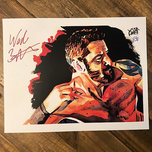 Wade Barrett SIGNED 11x14 Rob Schamberger Art Print