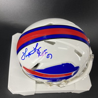 HOF - Bills Thurman Thomas Signed Mini Helmet