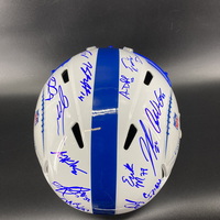 NFL Foundation Replica Helmet Signed By Over 20 Pro Bowlers Including Ni...