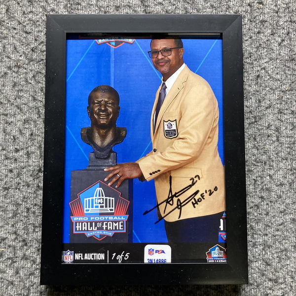 HOF - Broncos Steve Atwater NFL Auction Exclusive Signed 5x7 Framed Phot...