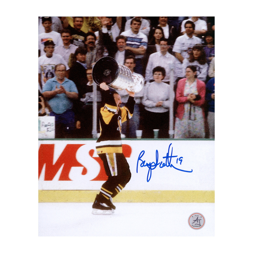 Bryan Trottier Autographed Pittsburgh Penguins 1991 Stanley Cup 8x10 Photo
