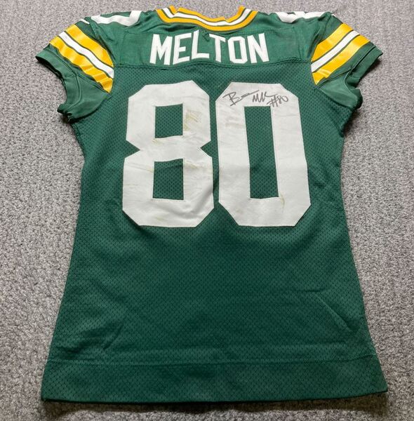 STS - Packers Bo Melton Signed Game Worn Jersey (11/28/2024) Size 44 Wit...
