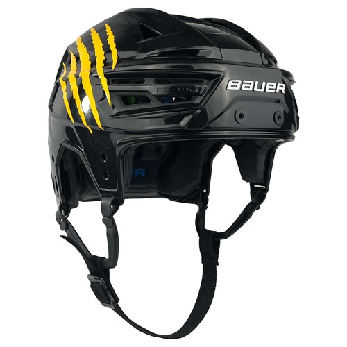 Photo of Game-Used 2026 Stadium Series Bauer Hockey Helmet - Charlie McAvoy
