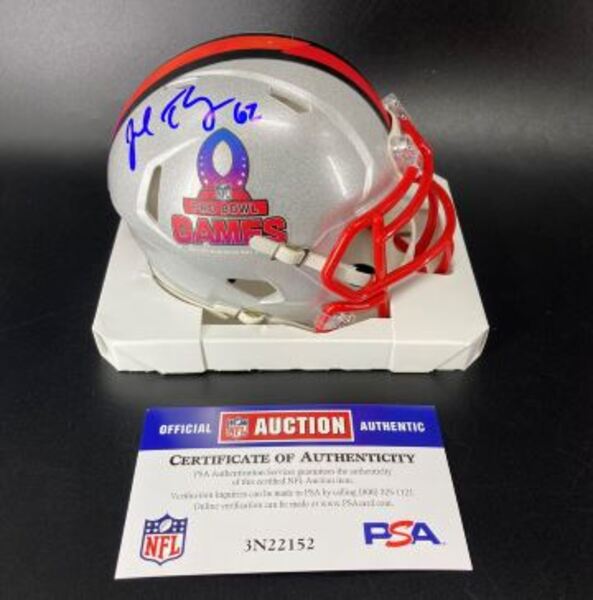 NFL - Bears Joe Thuney Signed Pro Bowl Games Mini Helmet