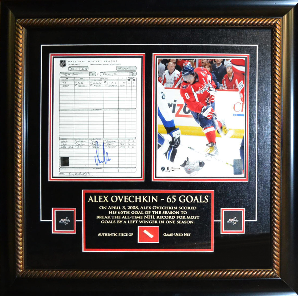 ALEXANDER OVECHKIN Signed Base 12 inch McFarlane - Washington Capitals -  NHL Auctions