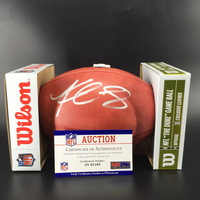 NFL - Falcons Kirk Cousins Signed Authentic Football