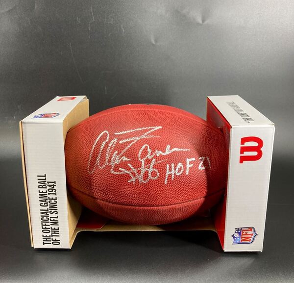 HOF - Steelers Alan Faneca Signed Authentic Football