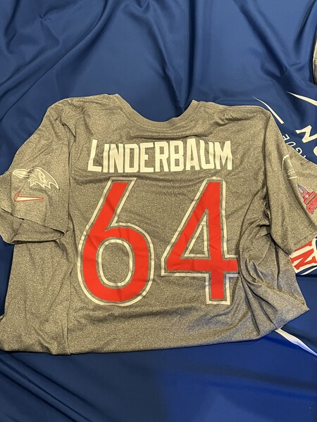 Pro Bowl Games - Ravens Tyler Linderbaum Practice Worn Shirt - Worn 2.2.26