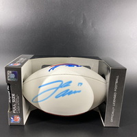 NFL - Bills Josh Allen Signed Panel Ball With Bills Logo