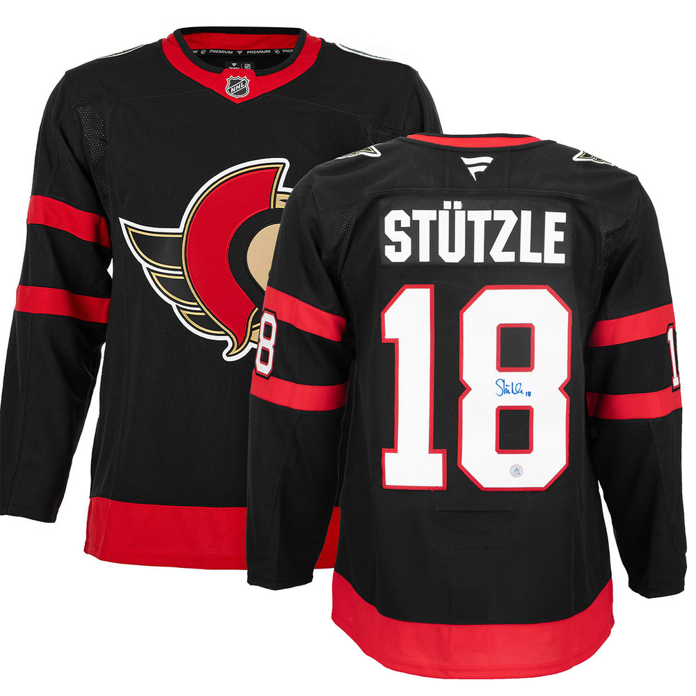 Tim Stutzle Autographed Ottawa Senators Fanatics Premium Jersey