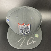NFL - Giants Malik Nabers Signed NFL Shield Draft Hat