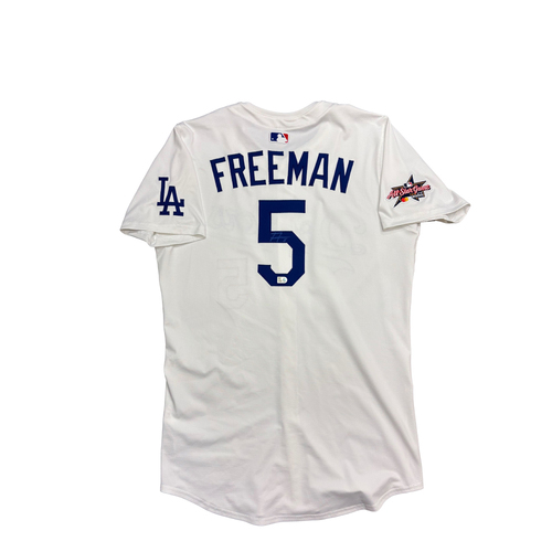 【非売品】Dodgers Freeman 5 記念ユニフォーム 非売品】Dodgers Freeman 5 記念ユニフォーム - メルカリ