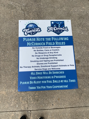 Please Note Metal Sign 2