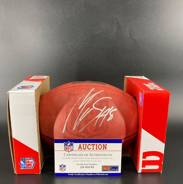 NFL - Patriots Matthew Slater Signed Authentic Football with Pro Bowl Logo