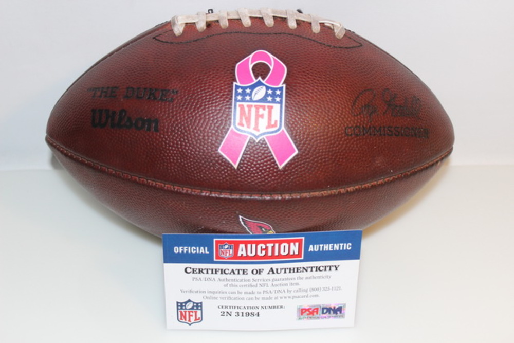 CARDINALS BCA GAME USED FOOTBALL (OCTOBER 17 2016) The official