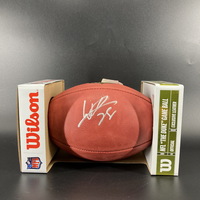 NFL - Falcons Warrick Dunn Signed Authentic Football