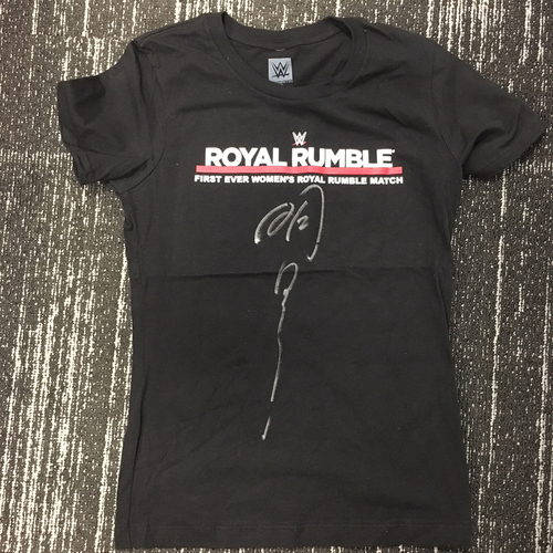 Asuka Signed Royal Rumble T-Shirt (Royal Rumble - 01/28/18)