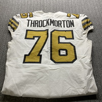 London Games - Saints Calvin Throckmorton Game Worn Jersey (10/02/22) Si...