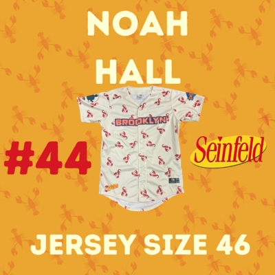 #44 Noah Hall Game Used Seinfeld Jersey