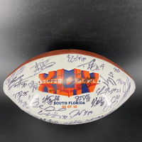 NFL - Saints Multi Sign Super Bowl XLIV Commemorative Football Signed By...