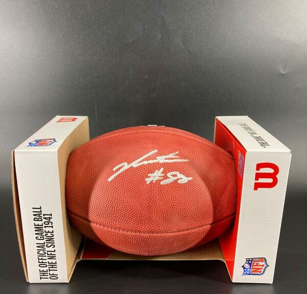 NFL - Eagles Jalen Carter Signed Authentic Football