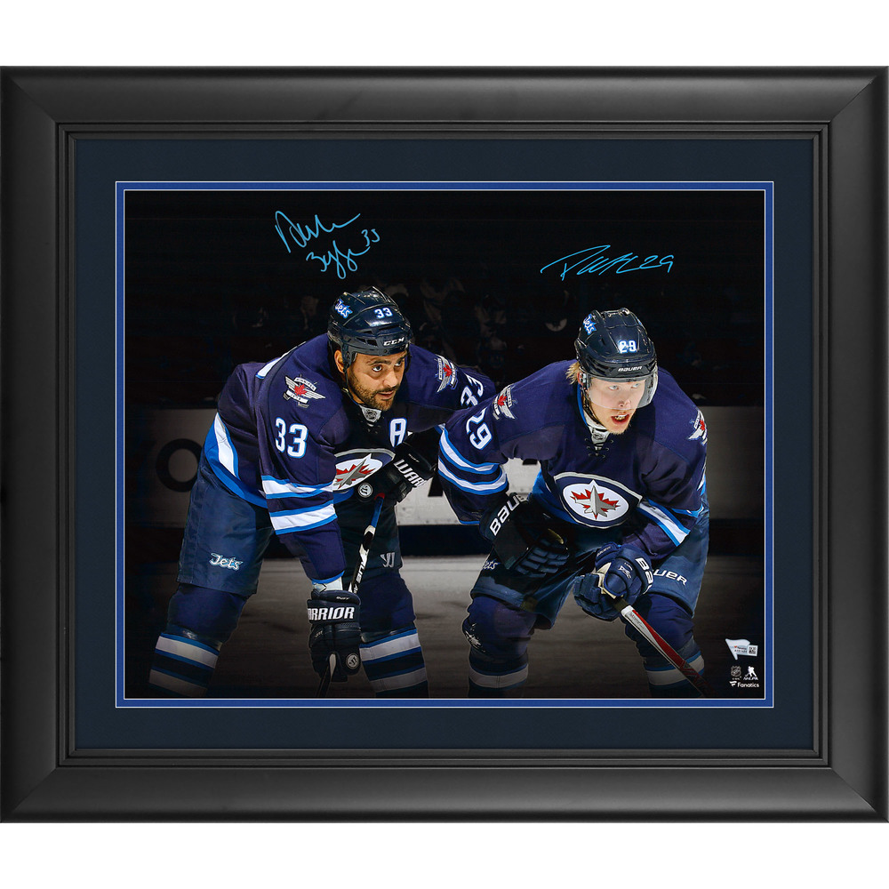 Patrik Laine & Dustin Byfuglien Winnipeg Jets Framed Autographed 16