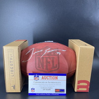 Bills - Tremaine Edmunds Signed Authentic Football with Pro Bowl Logo