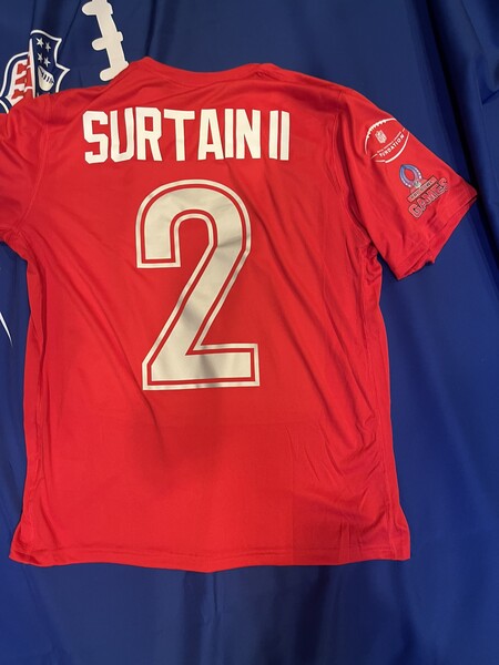 Pro Bowl Games - Broncos Patrick Surtain II Practice Worn Shirt - Worn 2...