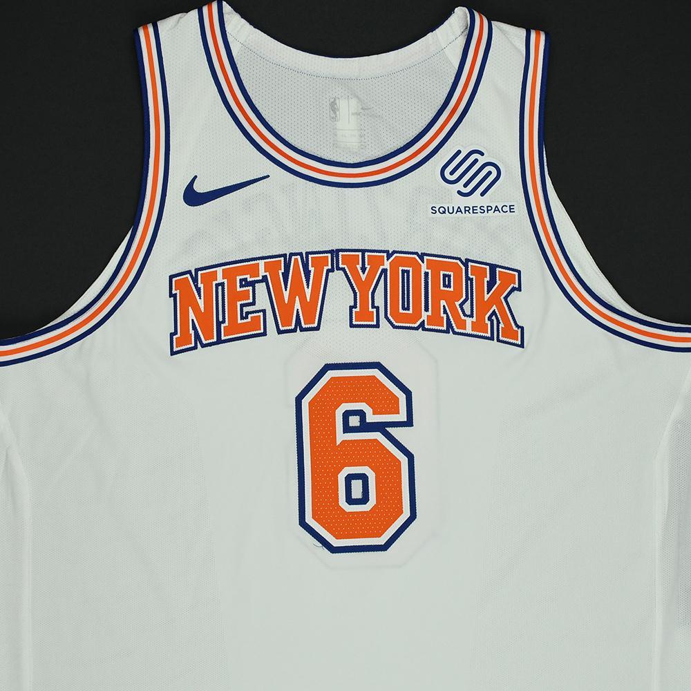 Kristaps Porzingis - New York Knicks - Game-Worn 'Statement' Jersey ...