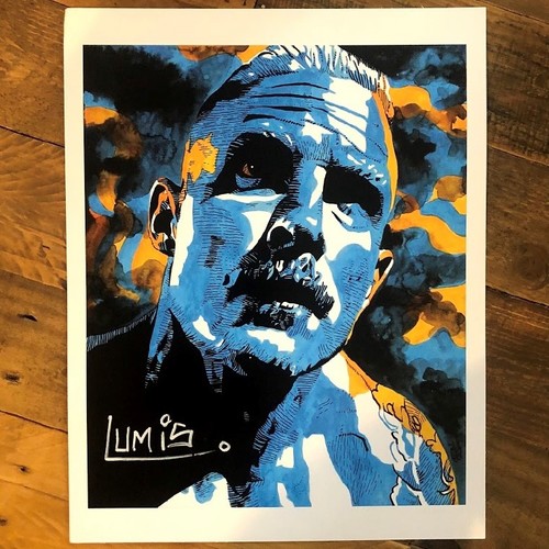 Dexter Lumis SIGNED Rob Schamberger 11 x 14 Art Print (Tortured Artist)
