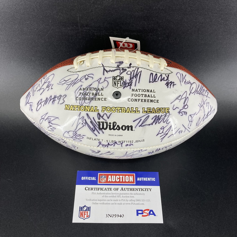 NFL - Saints Multi Sign Super Bowl XLIV Commemorative Football